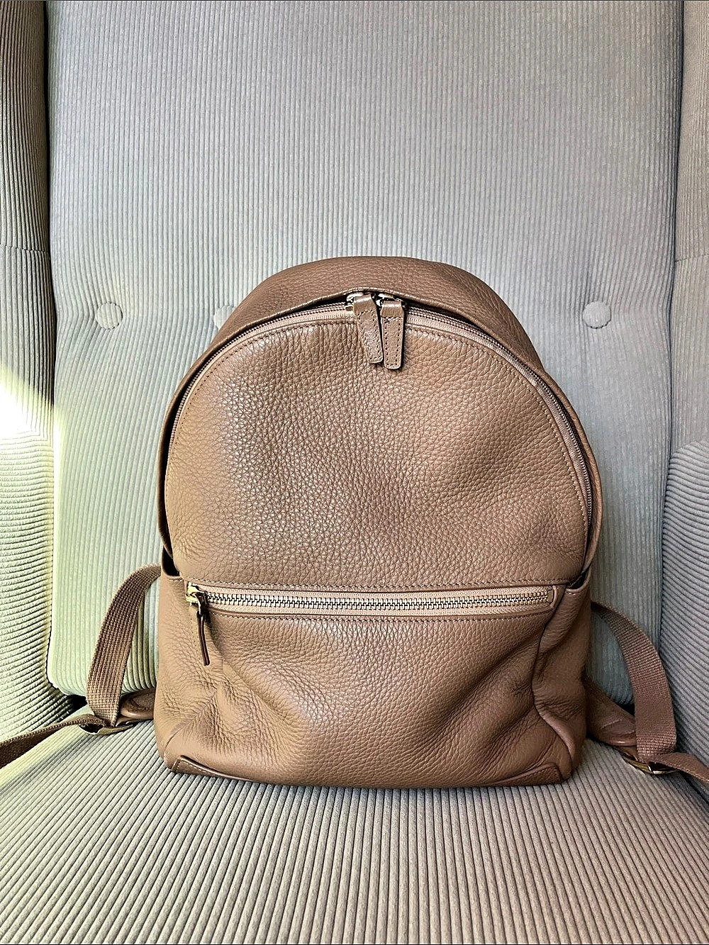 Leatherology Sloan Mini Backpack Camel Full Grain Leather